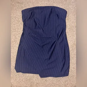 Wild Fable Striped Strapless Bodycon Suit Dress Size Large thumbnail 3