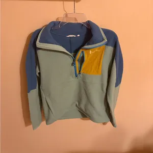 Cotopaxi Abrazo Half-Zip Fleece Jacket in Blue Spruce/Aspen thumbnail 2