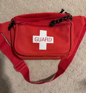 Lifeguard red belt bag thumbnail 1