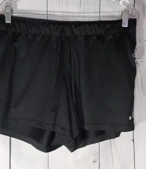 Nike Dri-Fit Women's Black Athletic Running Shorts thumbnail 1