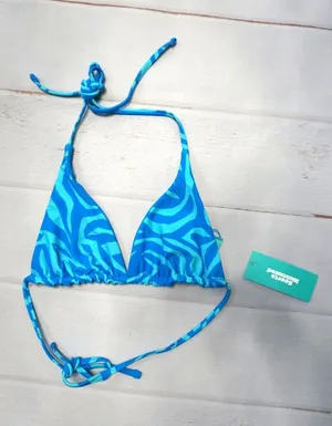 Sports Illustrated Swim Aqua Zebra Bikini Top‎ thumbnail 1