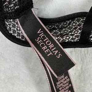 Victoria's Secret Black Sheer Mesh‎ Strappy Bralette Front Clasp 364109 Small thumbnail 4
