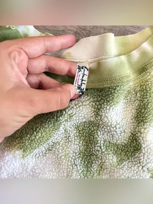 FREE PEOPLE Kelly Tie Dye shorts sweatshirt thumbnail 9
