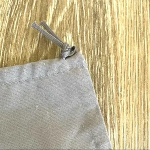 Miu Miu small grey drawstring dust bag thumbnail 3
