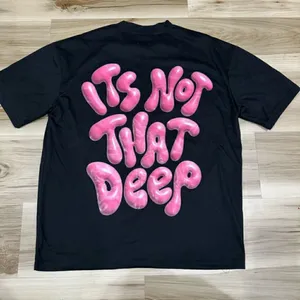 Romwe It’s Not That Deep Graphic Short Sleeve Shirt Women’s Small thumbnail 1