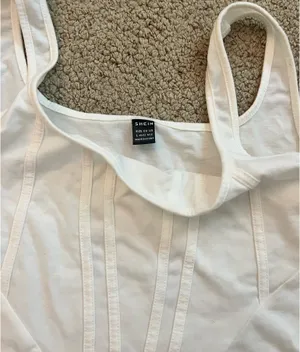 SheIn Corset cropped tank top thumbnail 3