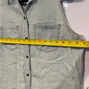 Express denim button down shirt‎ thumbnail 5