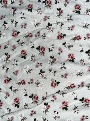 PINK Victoria’s Secret Floral White Long-Sleeve Bodysuit thumbnail 2