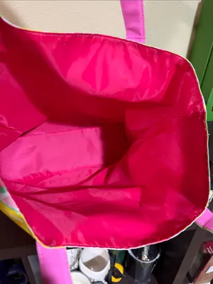 Lilly Pulitzer x Estée Lauder Pink Tropical Print Canvas Tote thumbnail 4