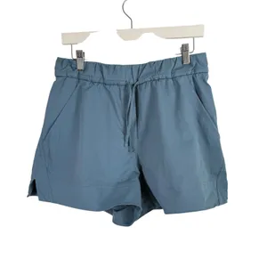 Lululemon Cinchable Waist High Rise Woven Shorts 3.5" Blue Womens Medium thumbnail 2