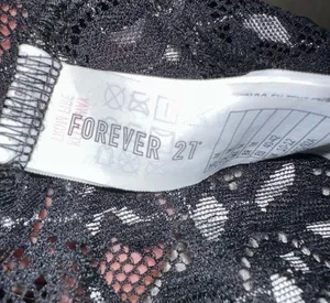 Forever 21 black and silver lace teddy thumbnail 4