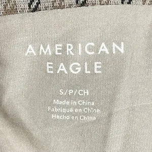 NWT American Eagle Plaid Pleated Low Rise Knit Skort Shorts Small Brown Tan NEW thumbnail 6