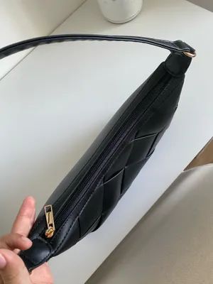 New Like Dreams Kweli Woven Shoulder BucketBag Black thumbnail 7