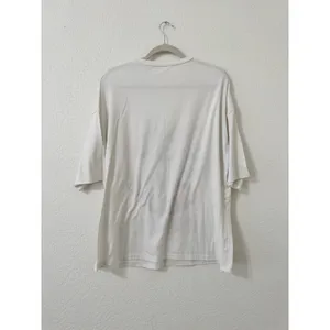 Vintage Style Burn Out '99 Fast Muscle Car Graphic Tee White Oversized T-Shirt thumbnail 2