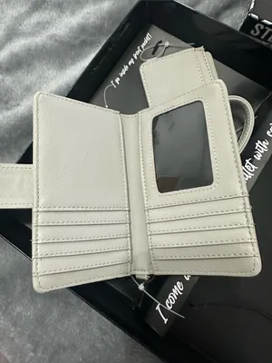 Steve Madden Light Gray Wallet with Cardholder Set NWT thumbnail 4
