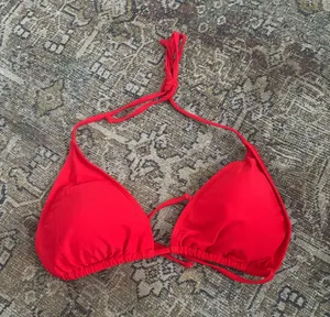 Red Bikini Top Shein thumbnail 1