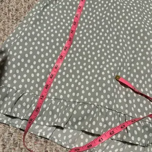 Abercrombie Flutter Sleeve Dress in Mint Dot Smocked- Size Medium thumbnail 7