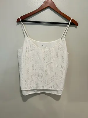 Athleta cream tank top (M)  thumbnail 3