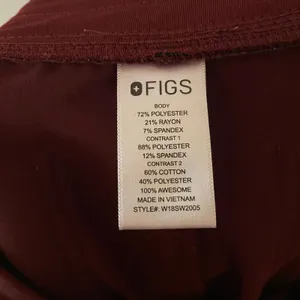 FIGS Burgundy Red Zamora Jogger Scrub Pants Uniform Nurse Doctor Women's Medium thumbnail 9