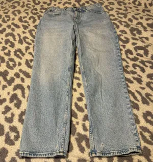 Abercrombie & Fitch Light Blue 90’s Straight Ultra High Rise Jeans thumbnail 1