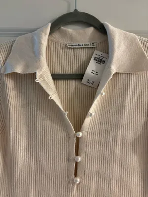 Abercrombie Cream Sweater Dress thumbnail 4
