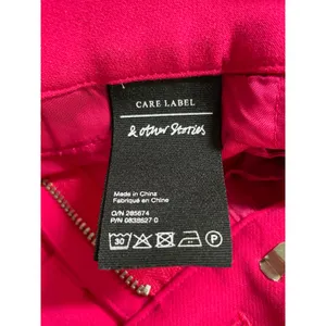 & Other Stories Pink Pleated Belted High Rise Straight Trousers Dress Pants Sz 0 thumbnail 6