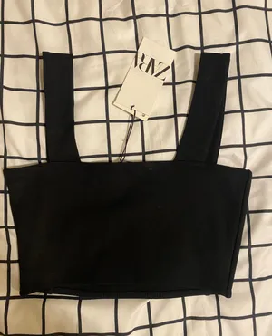 Zara Black Tank Top thumbnail 2