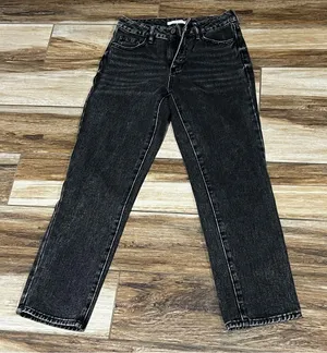 Pacsun black gray mom jeans thumbnail 1