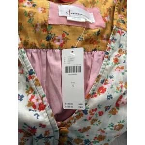 Anthropologie NWT Tiered True Dress Small Patchwork Colorblock Floral‎ Midi Boho thumbnail 5