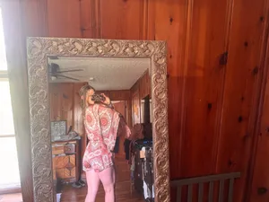 Honey Punch Romper satin boho flowy sleeve thumbnail 2