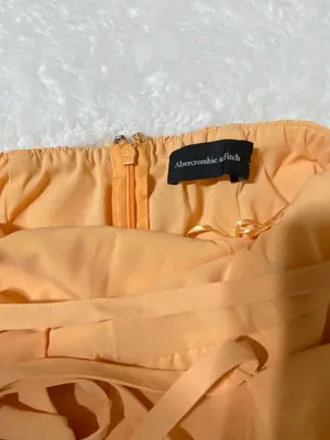 Abercrombie Yellow Midi Dress thumbnail 9