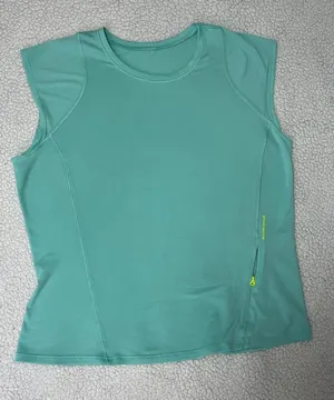 Lululemon Hiking Tank Top Womens 6 Mint Green Cropped Pocket Outdoors thumbnail 1