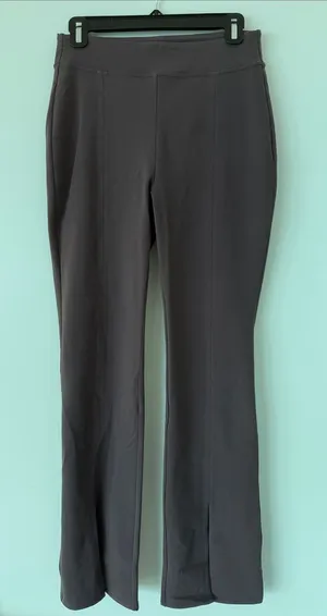 Alo Slit Leg Brown Yoga Pants in Size M thumbnail 1