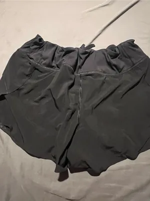Athleta run with it black shorts thumbnail 4
