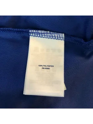 Lands End Womens Polo Shirt Top Short Sleeve Embroidered German Shepard Blue L thumbnail 5