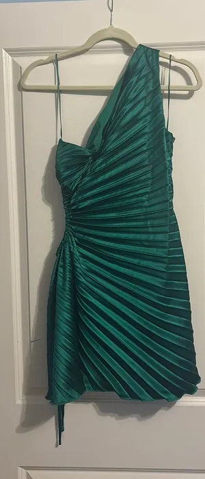 Triple Threads Give It A Go Mini Dress Green Size M thumbnail 1