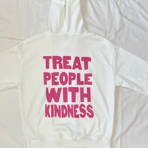 White treat people with kindness sweatshirt size M thumbnail 2
