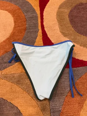 NWOT Aerie Cheeky Bikini Bottom Swim Swimwear Tie Side Mint Size Medium thumbnail 4