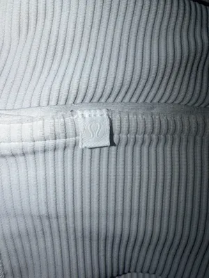 Lululemon Energy Bra Long Line Ribbed White thumbnail 6