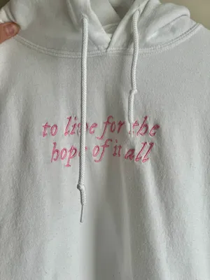 hoodie White Size L thumbnail 2