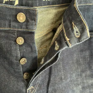 7 For All Mankind Standard Straight Leg‎ Dark Wash Jeans Size 33 Button Fly thumbnail 5