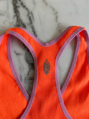 Free People Movement Orange Purple Sports Bra thumbnail 7