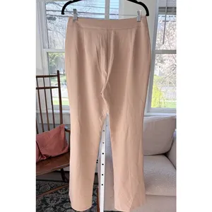 Sincerely Jules Caramel Tan Pintuck Dress Pants Size L NWT thumbnail 3