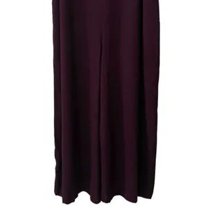 NEW Gap Purple Wide Leg Crop Jumpsuit Summer Coastal Travel Comfort Chic L thumbnail 6