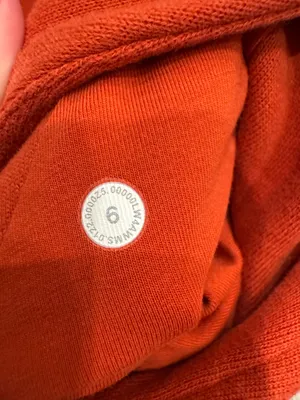 Burnt Orange Lululemon Scuba Full Zip Hoodie 6 thumbnail 3