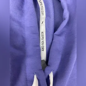 Puma Crop Hoodie Size M Periwinkle Women’s thumbnail 8