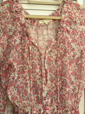 LoveShackFancy Floral Popover Dress thumbnail 3