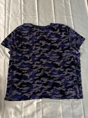 Free People We the Free velvet camouflage burnout t-shirt thumbnail 6
