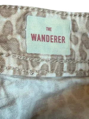 Anthropologie The Wanderer Animal Print Pants Trousers Cropped Length Size 28 thumbnail 8