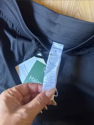 HALARA Black Jogger-Style Drawstring Sweatpants thumbnail 2